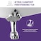Anzzi Diamante 67.32 in Slipper-Style Acrylic Claw Foot Tub in White FT-CF131LXFT-CH - alternate 8